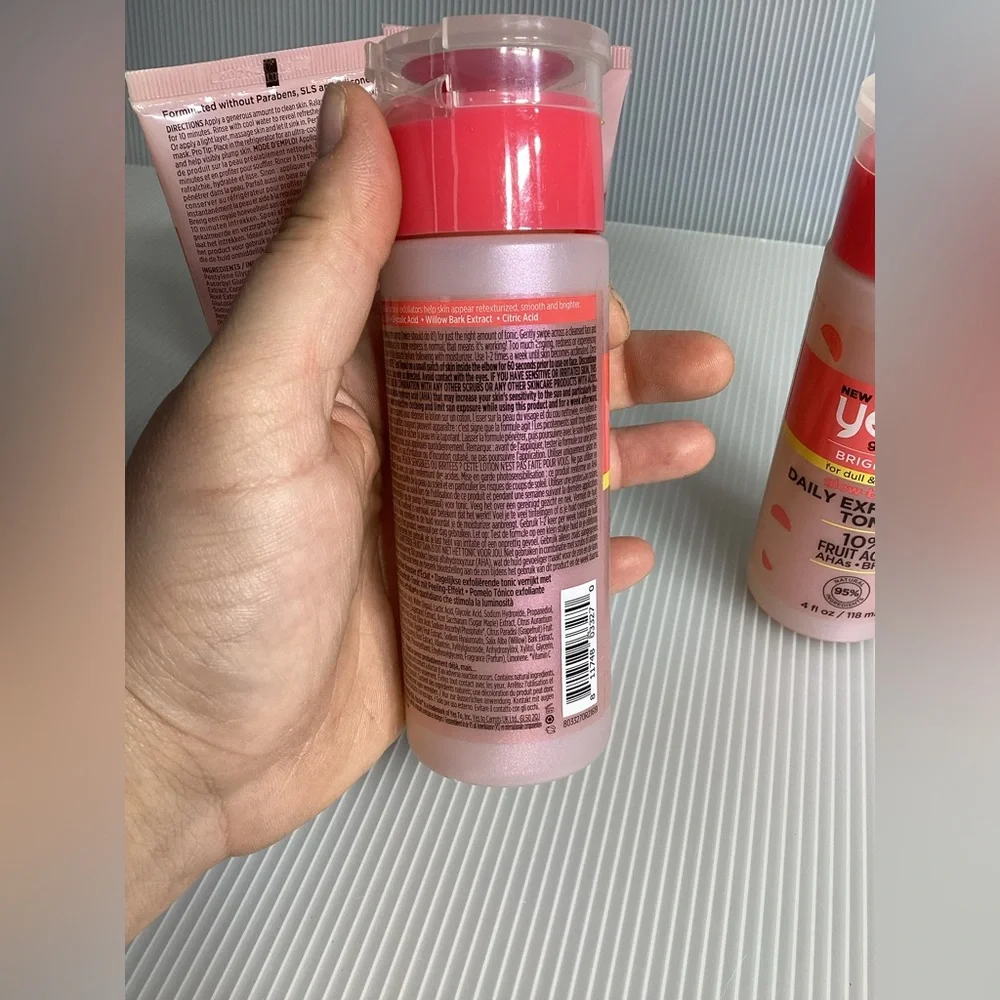 Set of 4 Yes To Facial Products